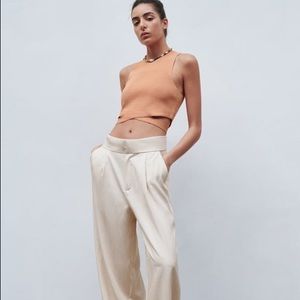 Zara Cut Out Knit Top